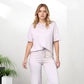 ✨50% de réduction✨Ensemble 2 Pièces Chic avec Haut et Pantalon Assorti pour Femmes