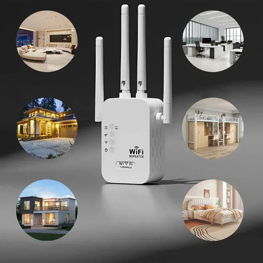 🔥 Black Friday : 55 % de réduction ! Extenseur WiFi 2025 – 1200 Mbps, double bande, couvre 10 000 pi² & connecte 50 appareils 📶🏠