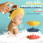 👶🛒 -50% ! 🛁Bonnet de Douche Imperméable pour Bébé – PP + TPE, Ajustable & Couronne Dessin Animé