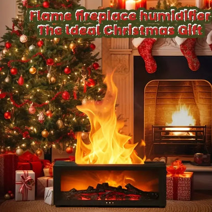 🔥 50% DE RÉDUCTION - DERNIER JOUR ! 💦 Diffuseur d'Humidité avec Flamme de Cheminée 🌙📦