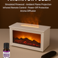 🔥 50% DE RÉDUCTION - DERNIER JOUR ! 💦 Diffuseur d'Humidité avec Flamme de Cheminée 🌙📦