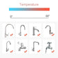 🚰 Filtre de Robinet Anti-Éclaboussures Télescopique 360° — Filtration Minérale, Installation Facile, Rose / Bleu / Vert ✨