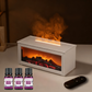 🔥 50% DE RÉDUCTION - DERNIER JOUR ! 💦 Diffuseur d'Humidité avec Flamme de Cheminée 🌙📦