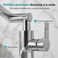 🚰Robinet de Lavabo Pivotant 360° – Bras Mobile 1080°, Design Moderne, Installation Facile ⏳  à utiliser ✨
