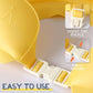 👶🛒 -50% ! 🛁Bonnet de Douche Imperméable pour Bébé – PP + TPE, Ajustable & Couronne Dessin Animé