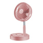 🌀 PROMO LIMITÉE 57% DE RÉDUCTION ! 🔋 Ventilateur Télescopique Pliable Rechargeable USB – Silencieux, 180° Rotatif, 4 Vitesses, Portable ✨