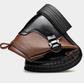 💎 50% DE RÉDUCTION ! 💎 Bottines en Cuir Véritable pour Homme – Design Bicolore, Fermeture Éclair Latérale & Semelle Antidérapante 👢✨