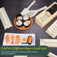 🍣 Kit à Sushi 5-en-1 — Moules Multifonctions HIPS, Sans BPA, Facile à Nettoyer, Idée Cadeau ✨