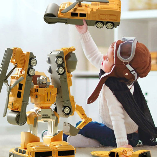 🔥Stock limité disponible 50 % DE RÉDUCTION🔥Jouets assemblés pour voitures à transformation magnétique