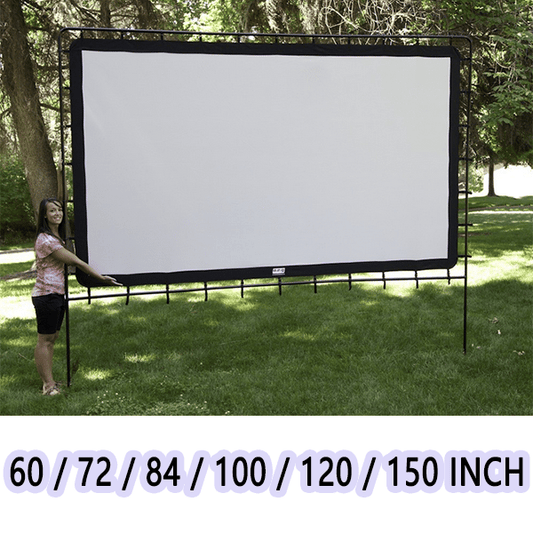 🔥 50% DE RÉDUCTION ! ✨ Écran Projection Portable Extérieur - Pliable et Réglable, Qualité 4K, Soirée Cinéma en Plein Air 🎬🌌