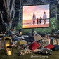 🔥 50% DE RÉDUCTION ! ✨ Écran Projection Portable Extérieur - Pliable et Réglable, Qualité 4K, Soirée Cinéma en Plein Air 🎬🌌