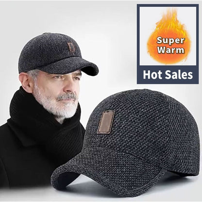 💝Le cadeau idéal pour les personnes âgées !-Casquette de baseball légère et chaude pour l'hiver🎅
