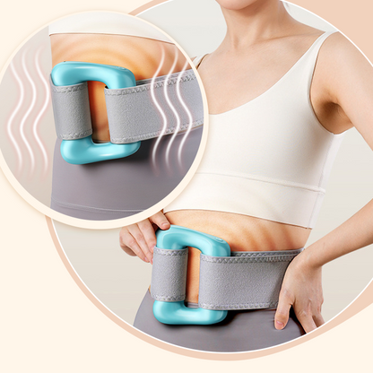 Anneau de Massage Vibrant 5 Vitesses Professionnel pour Brûler les Graisses avec Style de Recharge