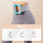 Anneau de Massage Vibrant 5 Vitesses Professionnel pour Brûler les Graisses avec Style de Recharge