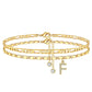 💐50% DE RÉDUCTION ! Bracelet de Cheville 2 Pièces – Style Superposé Tendance 💃🌟【Prix Exceptionnel】