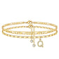 💐50% DE RÉDUCTION ! Bracelet de Cheville 2 Pièces – Style Superposé Tendance 💃🌟【Prix Exceptionnel】