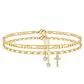 💐50% DE RÉDUCTION ! Bracelet de Cheville 2 Pièces – Style Superposé Tendance 💃🌟【Prix Exceptionnel】