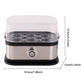 📢 50 % de réduction ! Cuiseur Vapeur Multifonctionnel – Couvercle Transparent, 200 W & Arrêt Auto 🥚🥦