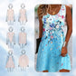 Robe d'Été Sans Manches à Motifs Floraux pour Femme