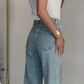 ✨2025 Hot Sale - 50% de réduction✨👗Jeans à jambe droite avec strass