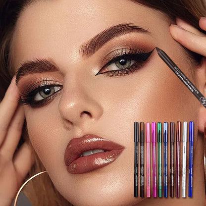 💄Regard Intense & Colouré - 10 crayons à paupières gel - Offre limitée dans le temps !🎯👁️‍🗨️