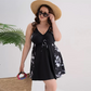 👙 PROMO LIMITÉE 50% DE RÉDUCTION ! 💥 Robe de Bain Imprimée Femme – Col V, Sans Manches, Short Intégré ✨