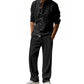 👔 PROMO LIMITÉE 50% DE RÉDUCTION ! ✨ Ensemble Homme – Chemise & Pantalon, Lin, Respirant ✨