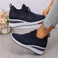 💎Chaussures de Sport Orthopédiques pour Femme – Cuir Haut de Gamme, Strass Élégants & Soutien Postural Médical✨👟