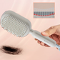 Brosse à cheveux portable à coussin d'air