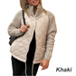 ⏳Offre à durée limitée : 50 % de réduction💥Doudoune patchwork tricotée pour femme