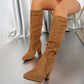 👢 50% DE RÉDUCTION ! 💥 Bottes à Talons Hauts pour Femmes - Design Élégant et Confortable pour Tenue de Soirée ou Bureau, Semelle Anti-Dérapante 💃✨