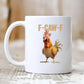 🏆50 % de réduction ⚡ Plus de 50 000 exemplaires vendus ! Presque épuisé ! 💥 Mug humoristique « F-Caw-F »
