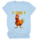🔥 T-shirt graphique unisexe amusant et ludique