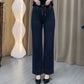 👖 60% OFF LIMITÉ! ✨ Jean Droit Femme à Ceinture Élastique - Coupe Adjustable pour un Confort Parfait et Style Moderne 🌟🛍️