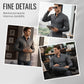 📢50% de réduction！！！📍Chemise Boutonnée à Manches Longues à Col Revers de Couleur Unie pour Homme