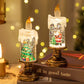 🎄Christmas Sales🎉Boule à neige de Noël lumineuse à piles avec bougie