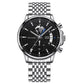 Montre à quartz lumineuse et étanche pour homme
