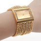 📢📢50 % de réduction ！✨Montre carrée pour femme avec quartz et strass