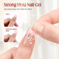 Gel adhésif solide pour faux ongles à coller