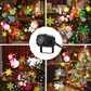 Projecteur lumineux rotatif à LED avec motifs de Noël
