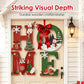 📢📢50 % de réduction !!!🎅Décoration murale en bois pour Noël avec lettres - HOME/JOY