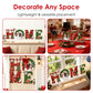 📢📢50 % de réduction !!!🎅Décoration murale en bois pour Noël avec lettres - HOME/JOY