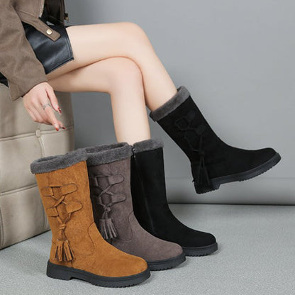 👢 Dernière chance : soldes d'hiver 🛍️✨ Bottes chaudes pour femmes avec fermeture éclair latérale
