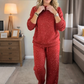 📢📢50 % de réduction !!!🎅Ensemble 2 pièces pour femme comprenant un pull à paillettes et un pantalon