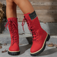 📢📢55 % de réduction !!!🎅Bottes d'hiver matelassées mi-mollet pour femmes avec fermeture éclair latérale