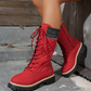 📢📢55 % de réduction !!!🎅Bottes d'hiver matelassées mi-mollet pour femmes avec fermeture éclair latérale