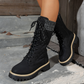 📢📢55 % de réduction !!!🎅Bottes d'hiver matelassées mi-mollet pour femmes avec fermeture éclair latérale