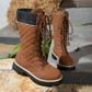 📢📢55 % de réduction !!!🎅Bottes d'hiver matelassées mi-mollet pour femmes avec fermeture éclair latérale