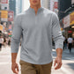 Sweat-shirt à col zippé 1/4 pour homme, en jacquard.