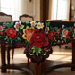 📢📢60 % de réduction – Nappe Mexicaine Florale avec Bord Festonné 🌸✨ Élégance Exotique & Résistance aux Taches !
